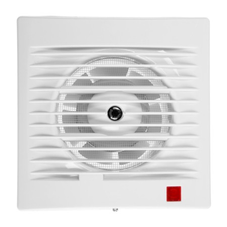 Exhaust Zein Lof-09, D = 100 mm, 220 V, 12 W, mosquito net, white-3