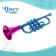 Musical toy "Pipe", Mix colors