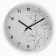 Wall clock, series: interior, "flowers", smooth move, d-30.5 cm