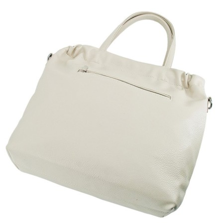 Women's bag B2798-23110, beige color, artificial leather, 32x12x33 cm-1