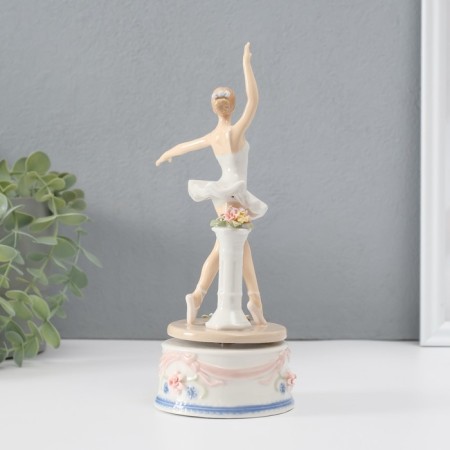Souvenir Ceramics under porcelain "Ballerina" 22x9x9 cm-2