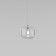 Suspended lamp with a glass ceiling Jar, 3W, G4, 13x13 cm