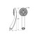 Showing watering can Vidima Seva Jet M1 BA183AA, 1 mode, chrome