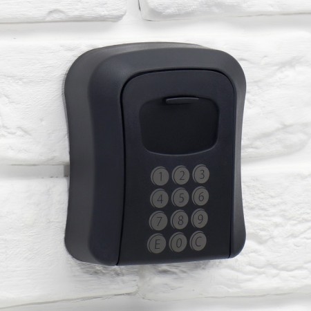 The keybox is wall -mounted with the Classic code castle, 12 x 9.6 x 4 cm.-4