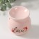 Aroma lamp ceramics "love" pink 7.2x7.2x7.8 cm