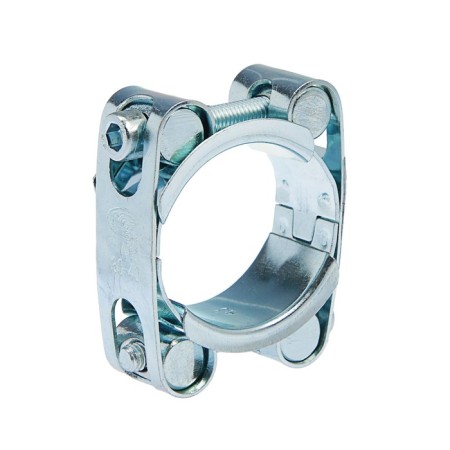 MGF power clamp, diameter 30-40 mm, double-altar, galvanized