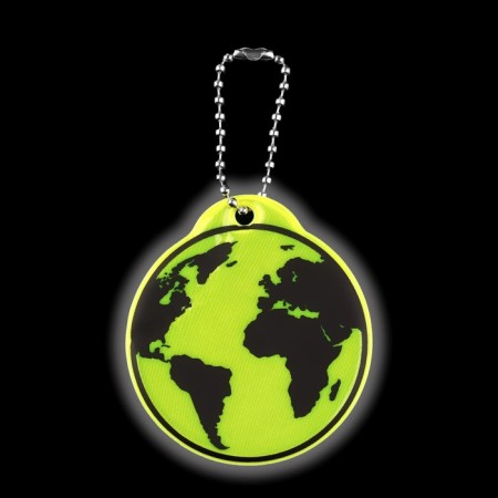 The reflective element "Earth", bilateral, 6 × 5.5 cm, color mix-2