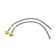 Accoona A4890F-2 kitchen mixer, single-leaf, silicone spout, brass, black, chrome