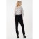 Female blouse, size 42, white-black color
