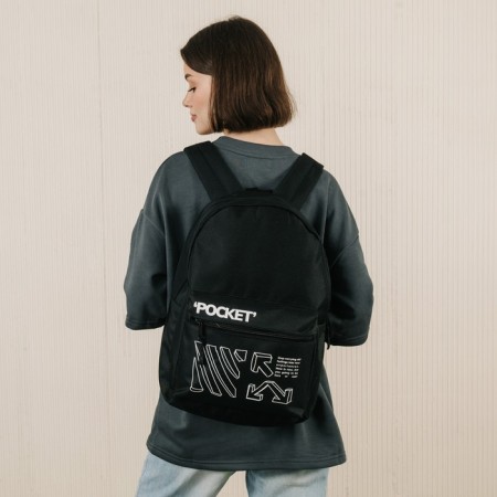 Black Youth Black School Youth, 29x12x37, Lightning Department, N/Pocket, Black-9