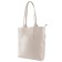Bag women, genuine leather, beige 31x8x33 cm