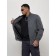 Male bomber, size 58, dark gray color