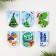 New Year. Bookmarks for books Magnetic 6 pcs "Believe me in a dream"