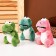 Soft toy "Dragon" on a key fob, 13 cm, color mix