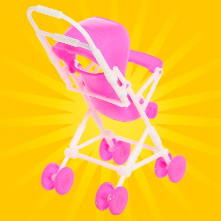 Baby doll "Alina" with a stroller, color mix-8