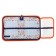 Penal 1 section 130 x 190 mm, hinged bar, Hatber "Basketball", black/orange (volumetric 3D risun) NPN_46066