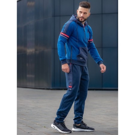 Sports costume men's ise, size 52, dark blue color, blue-5