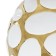 Decorative table lamp Arte Lamp Poppy A4063LT-1GO, E14, 40 W, 25x18x34 cm, golden, white