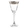 A set of glasses for the white wine asio, decor “Panto Platinum, Gold Gold”, 185 ml x 6 pcs.