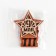 Wooden icon with the ribbon “May 9, star”, 6 x 7.5 cm, St. George tape
