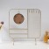 Souvenir Metal with a mirror stand for jewelry "Network" gold 25.3x10x28.7 cm