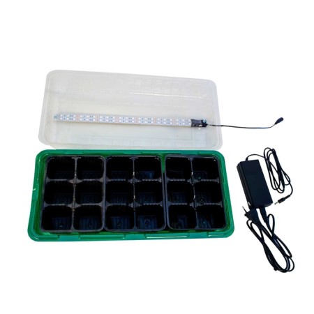 Mini-pimp on 18 pots with LED phyto backlighting "Fast and-2