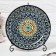 Largan Rishtan ceramics "Patterns", 25 cm, blue, mix