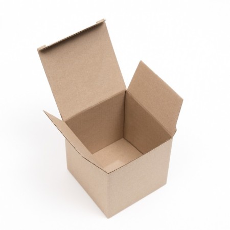 The box is folding, brown, 12 x 12 x 12 cm-2