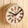 Domino-Brown Clock Small Light (27 cm)