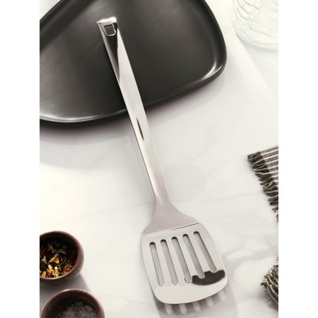 Stainless steel blade perforated Dolyana Evedeay, length 39 cm, thickness 3 mm, silver color-1