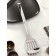 Stainless steel blade perforated Dolyana Evedeay, length 39 cm, thickness 3 mm, silver color