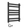 Two electric heated towel rail Laris Hephaestus ChKCh, 500x800 mm, 7 crossbars, right, black