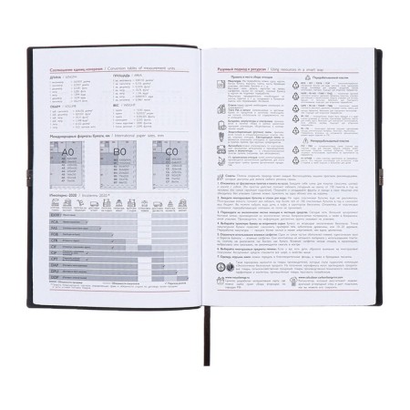 Dated diary 2025, A5, 176 sheets of Escalada, soft cover cover, pancake embossing, liesse, block 70 g/m2, black-10
