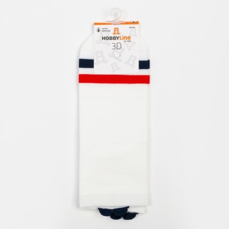 Women's socks, white color, size 36-40-4
