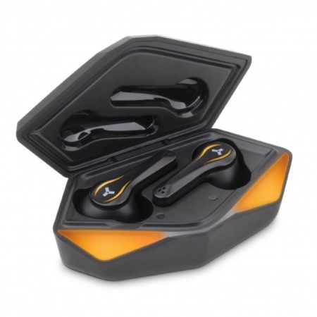 AcCESSTYLE WILD TWS headphones, gaming, vacuum, 50/400mach, 60ms response, backlight, orange-1