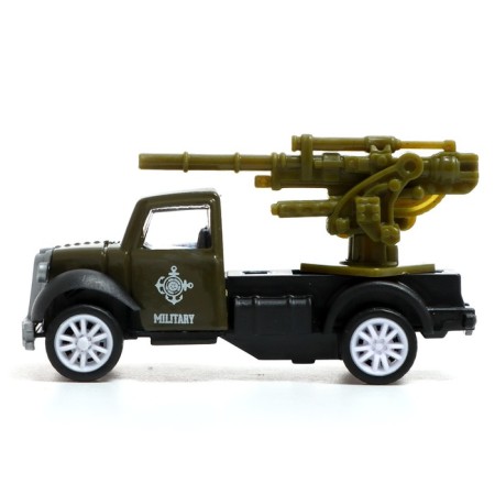 Metal machine "Military equipment", inertia, 1:64, Mix color, on Blister-1
