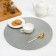 Set of napkins 2 pcs. Dolyana "Classic", central gray, D 38 cm