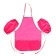 Apron for labor + sleevens, 490 x 395/250 x 160 mm, size S (height 116-146), calligrata, "standard", pink