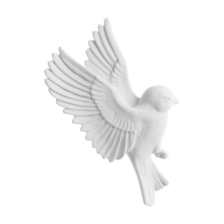 The decoration is wall, gypsum panel "birds" 10 pcs, white-8
