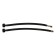 Flexible eyeliner for the Zein English mixer, nylon, 1/2 ", M10, 30 cm, set 2 pcs., Black