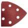 The triangle grinding bison 35583-100, perforated, P100, 93 x 93 x 93 mm, 5 pcs.