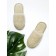 Slippers women closed nose, size 36-38, beige color