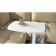 Journal table "Act Color", 280x420x675 mm, white color