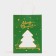 Gift package with the window "Christmas tree" 19 x 26 x 13 cm, green