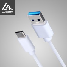 Luazon, Type -C - USB, 1 A, 2 m, white cable