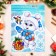 Set of stickers design "Gift from Bunny" 33.8x24.4cm