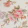 The tablecloth on a non -woven base is reusable with a “rose” fiber, 135 × 180 cm, beige color