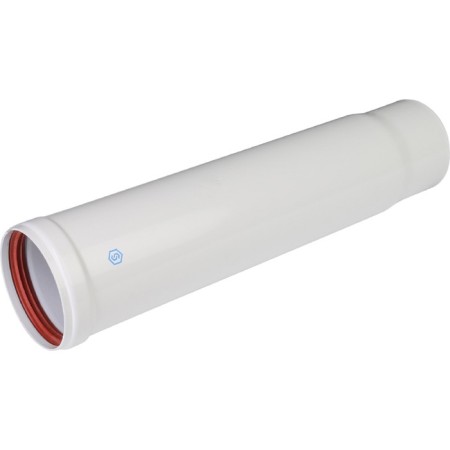 SCA-0080-0375 chimney element, telescopic pipe 315-370 mm, DN80,