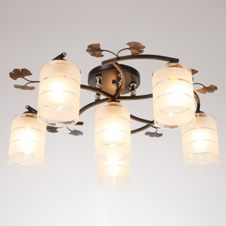 Chandelier 1697/6 E27 40W white 57x57x28 cm Bayerlux-1