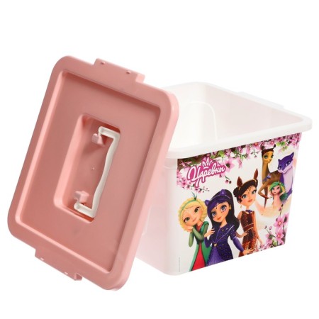 Container for storing things "Princess", 8.5 l, with a lid-3